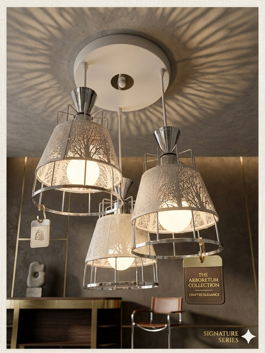 The Arboretum 3-Light Premium Pendant Chandelier