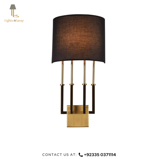 FABRIC SHADE WALL LIGHT