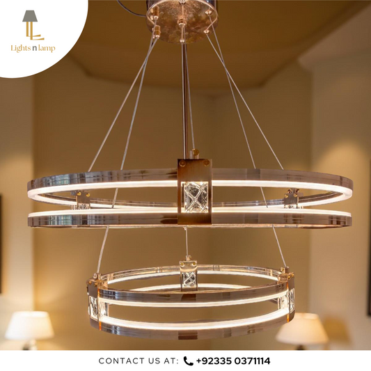 DOUBLE RING CHANDELIER