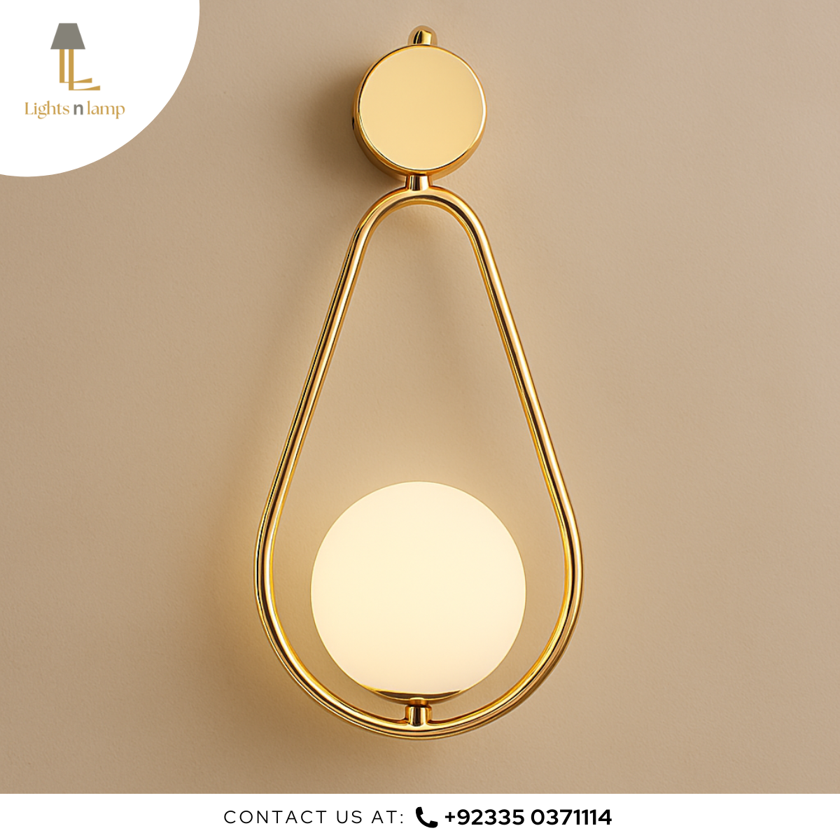 TEAR DROP WALL LIGHT