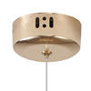 CRYSTAL LED GOLD RING PENDANT LIGHT