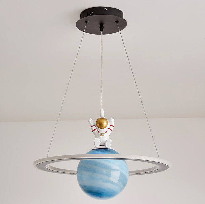Astronaut pendant light