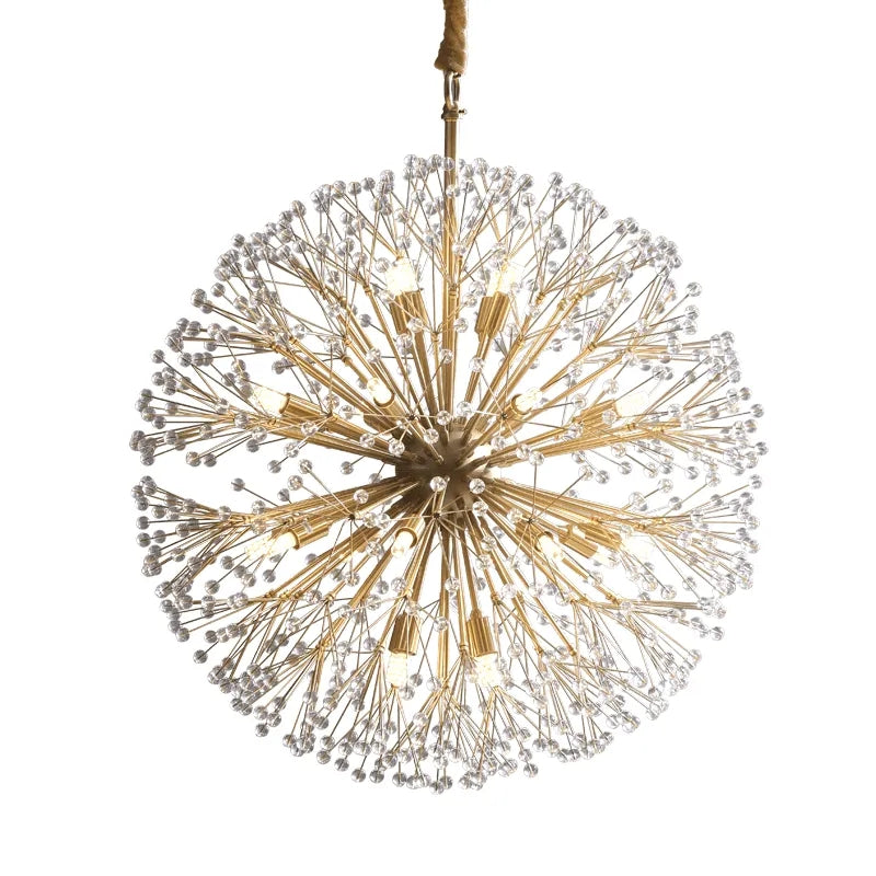 MODERN LUXURY LED CRYSTAL CHANDELIER DANDELION LIGHT