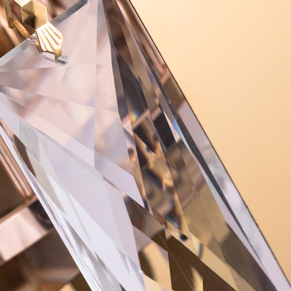 MODERN CRYSTAL STRIPES WALL LIGHT