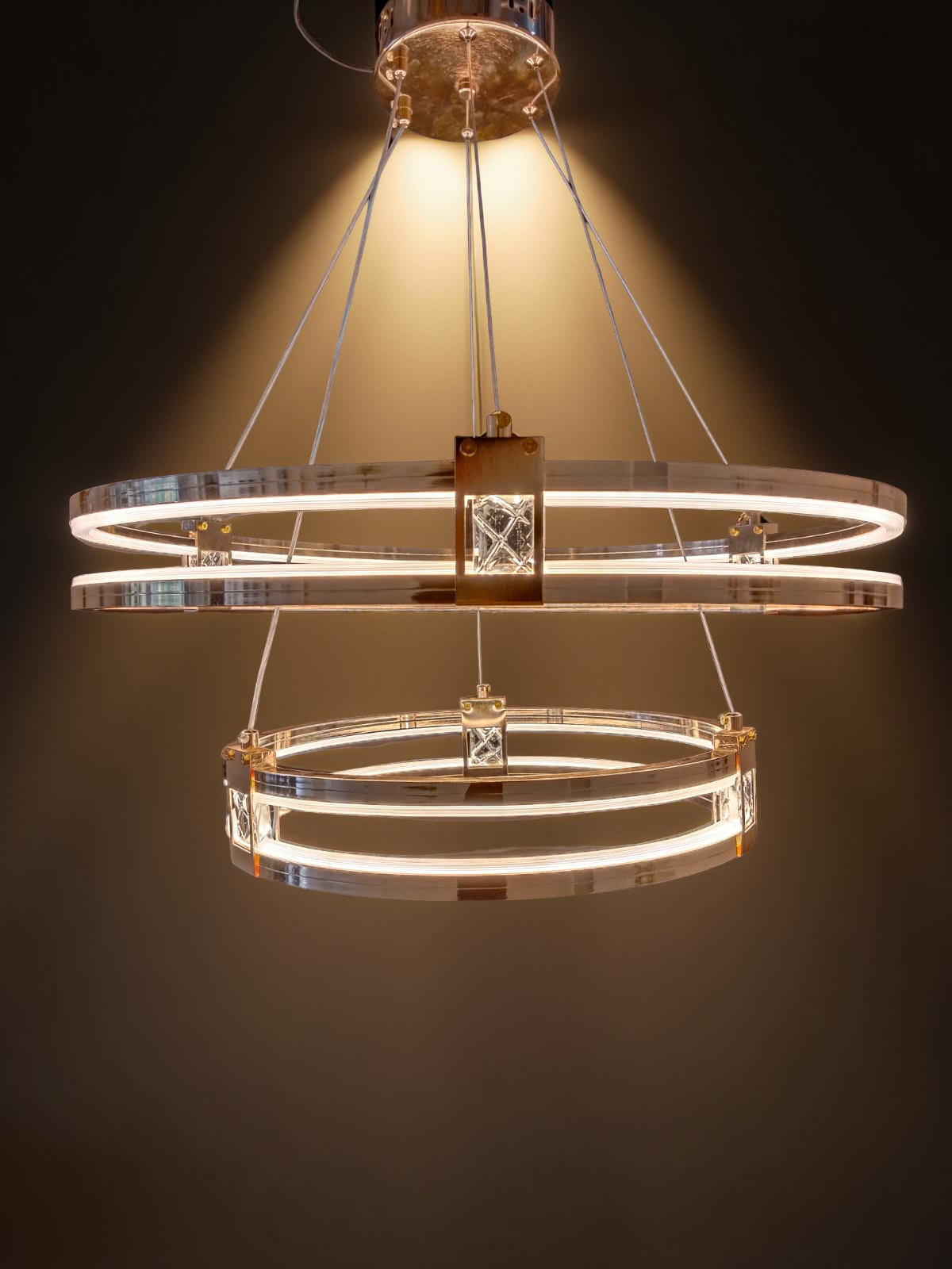 DOUBLE RING CHANDELIER