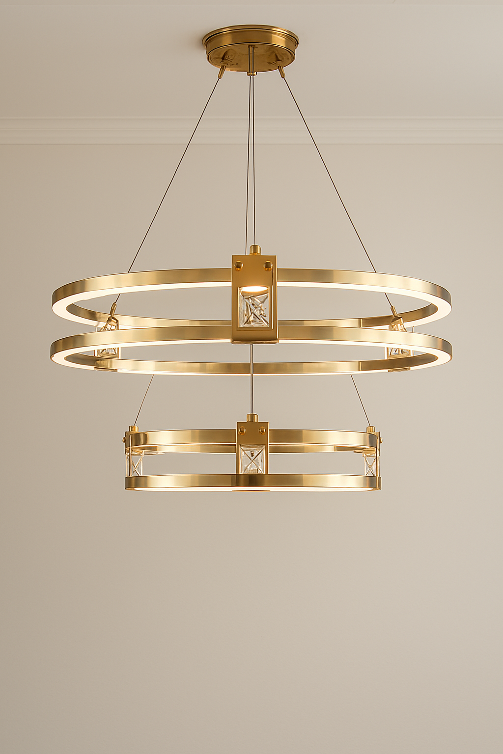 DOUBLE RING CHANDELIER