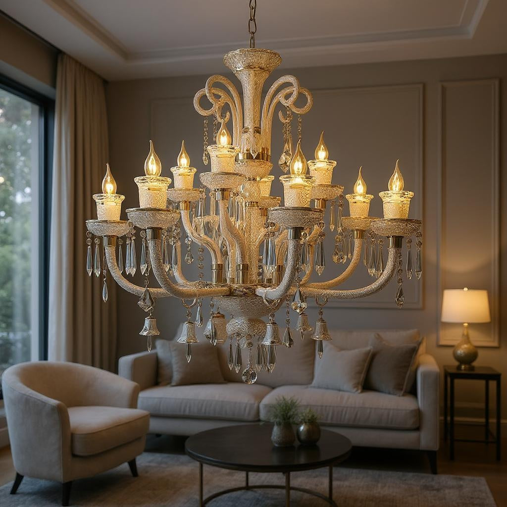 MAJESTIC FLAME CHANDELIER
