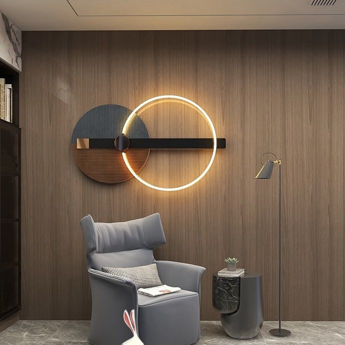 Artisan Horizon LED Wall Art Light – Modern 3D Sculptural Lighting for Luxury Interiors