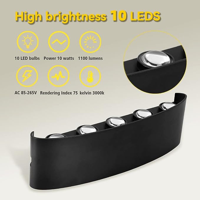 10w outdoor light