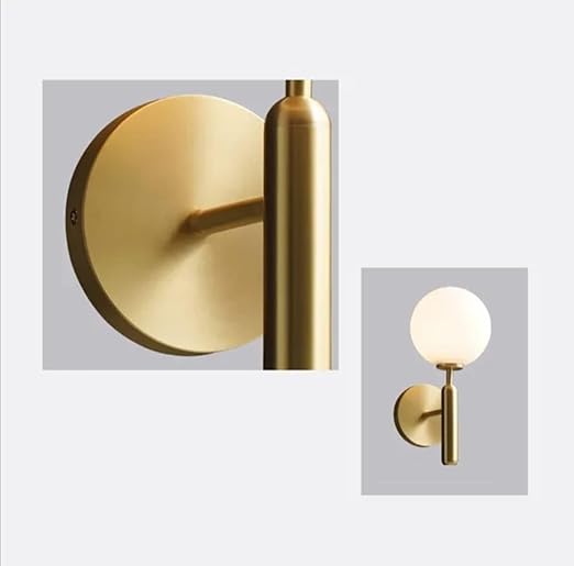 MODERN GLASS BALL WALL LAMP