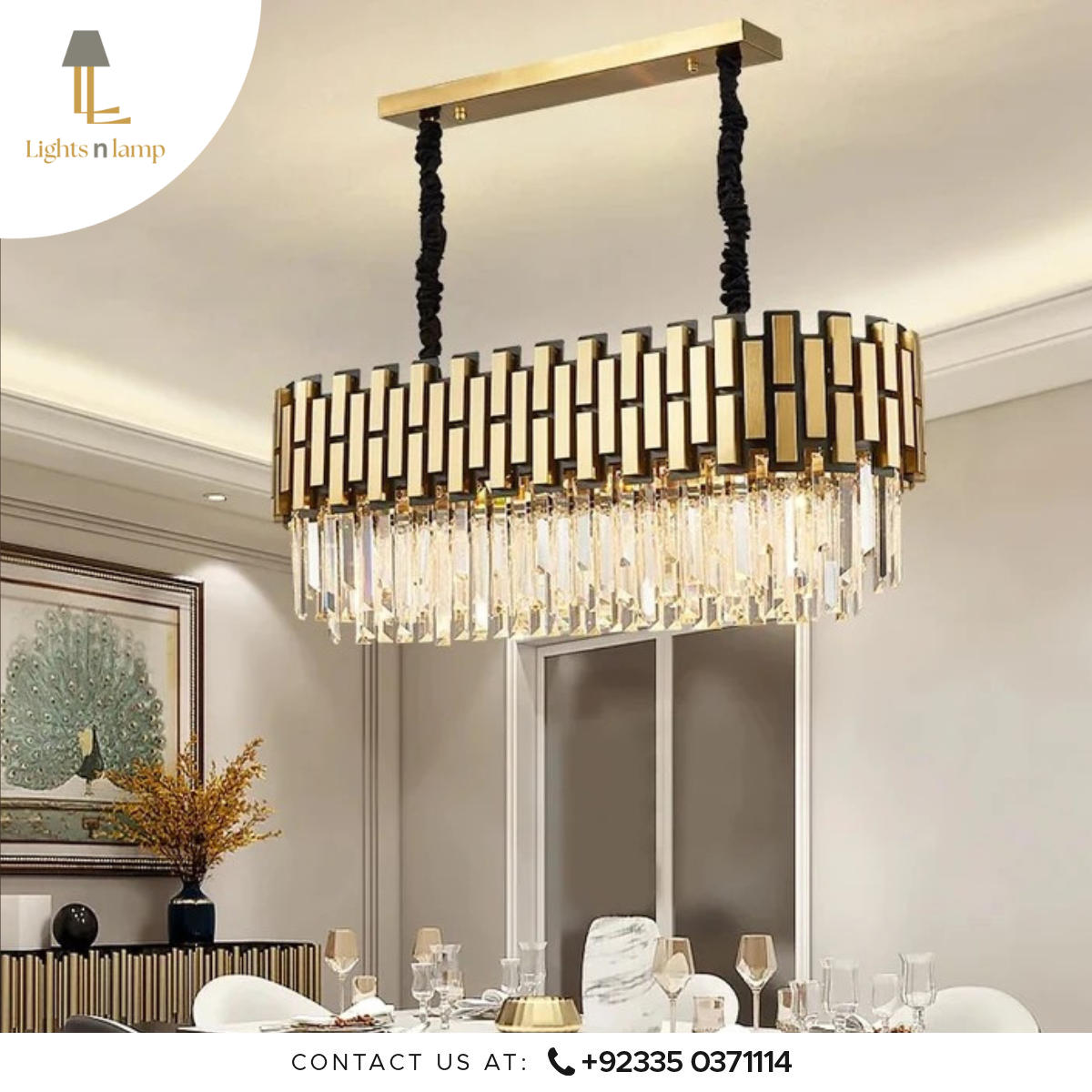 LUXURY CRYSTAL CHANDELIER