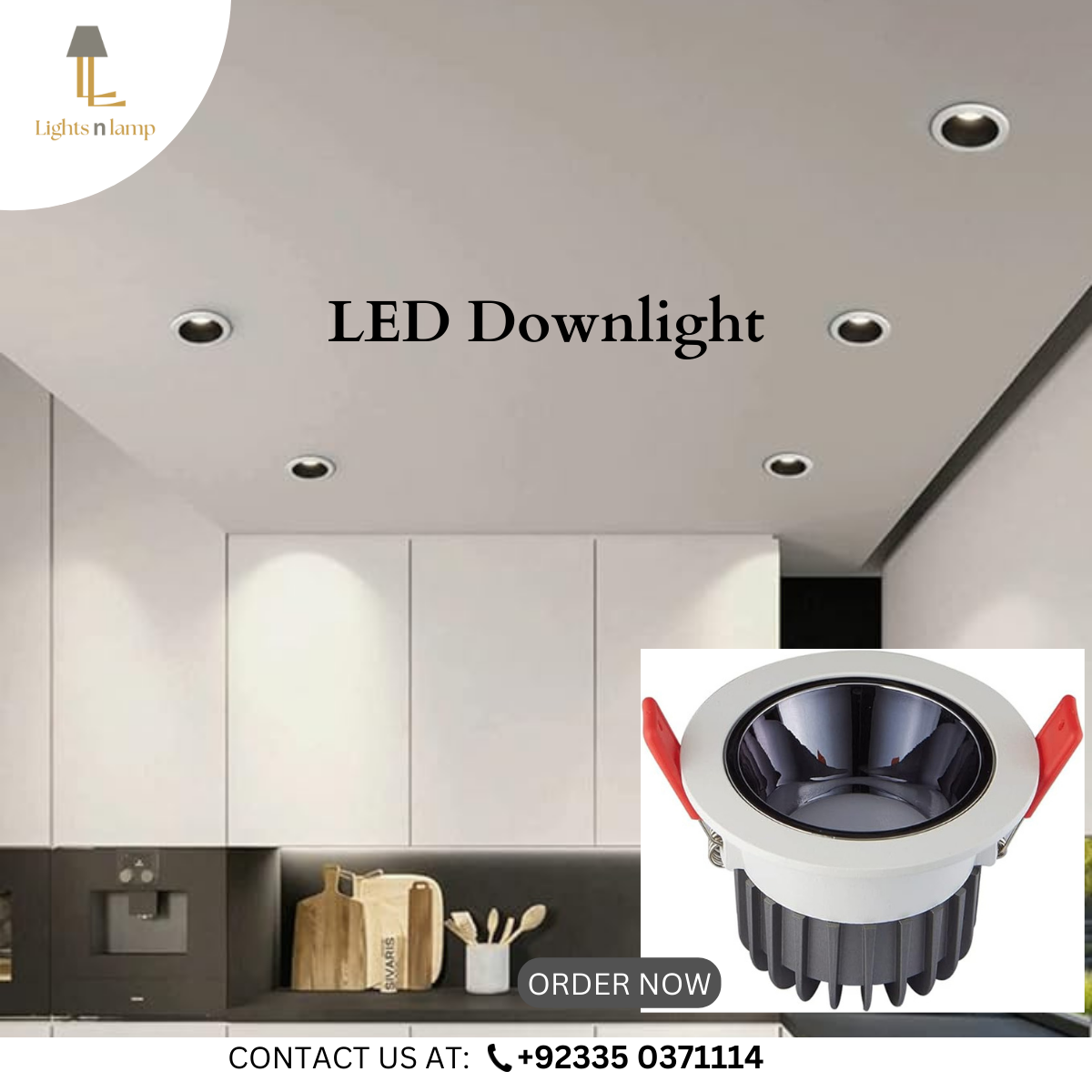 HIGH DISPLAY WATERPROOF DOWNLIGHT