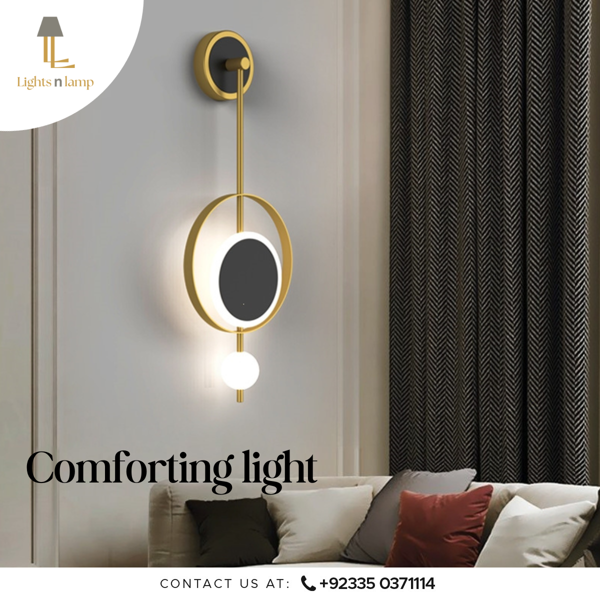 ACRYLIC MODERN WALL SCONE