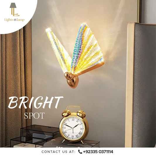 MODERN BUTTERFLY WALL SCONE