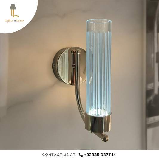 LONG GLASS WALL LAMP