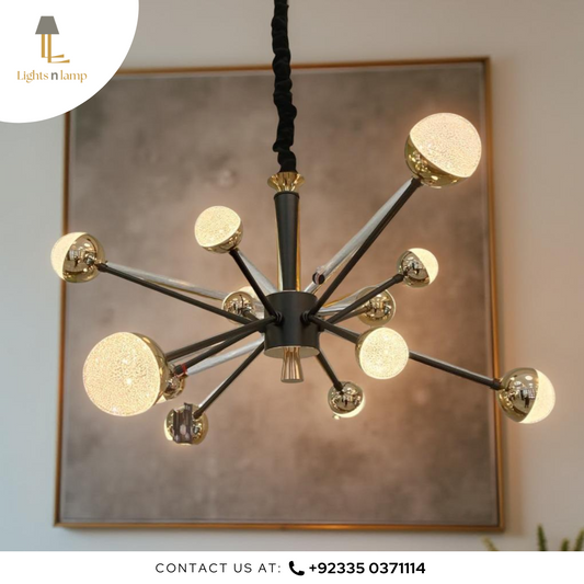 MODERN GLOBE CHANDELIER