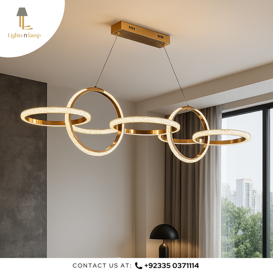 HORIZONTAL RING HANGING LIGHT