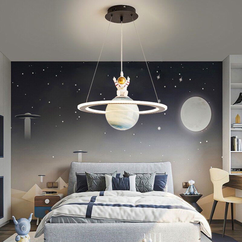 Astronaut pendant light