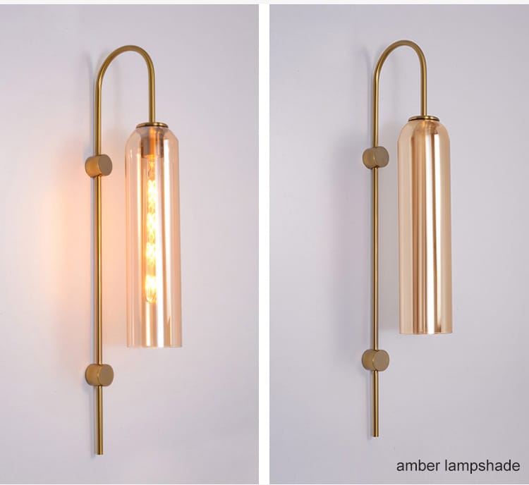 VINTAGE LINEAR GLASS WALL SCONE