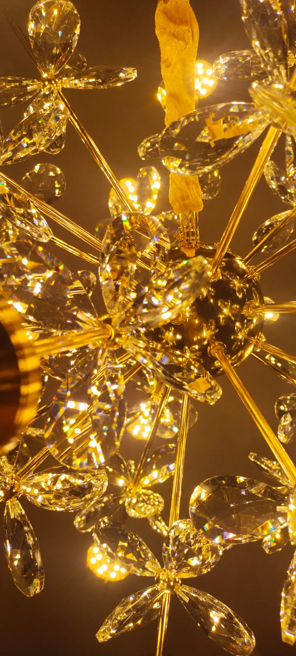 LUXURY ORB CRYSTAL CHANDELIER
