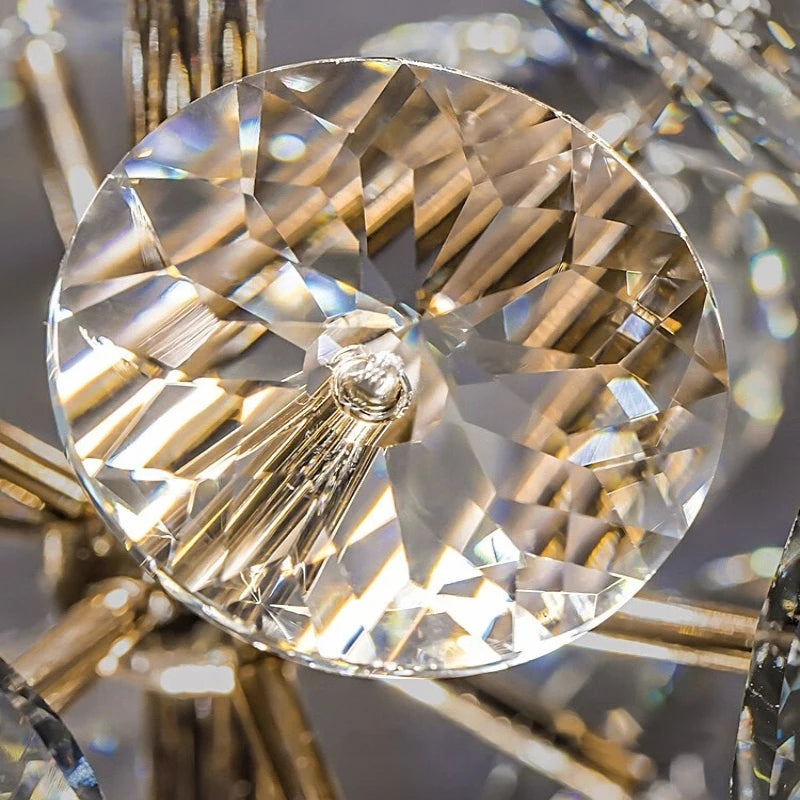 MODERN BEDSIDE K9 CRYSTAL LIGHT