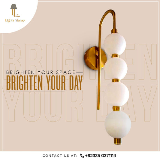 GLOBE WALL SCONCE - 4 BALLS