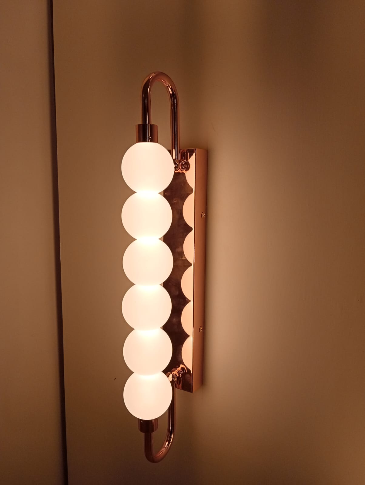 MODERN BEADED WALL SCONCE