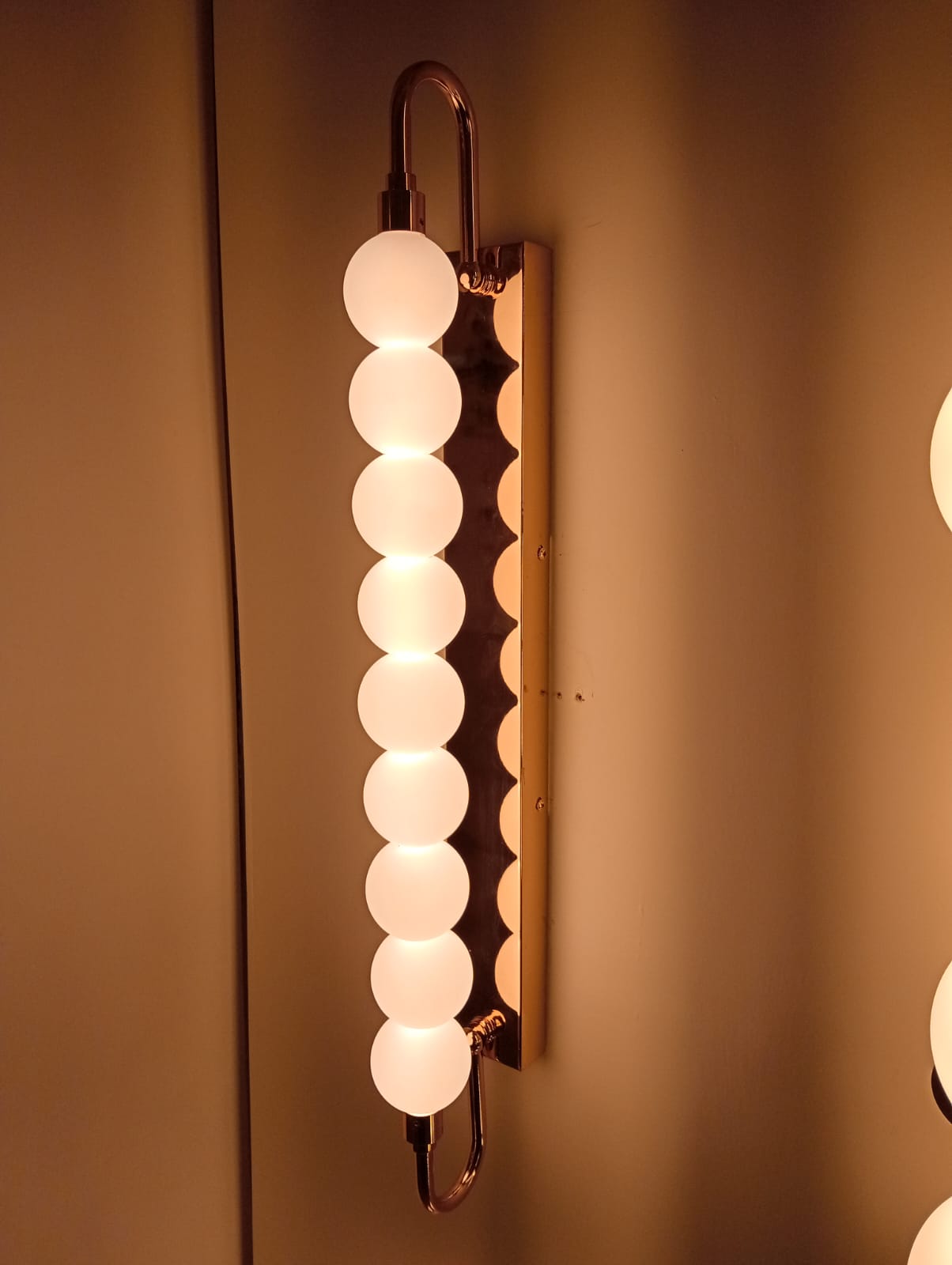 MODERN BEADED WALL SCONCE