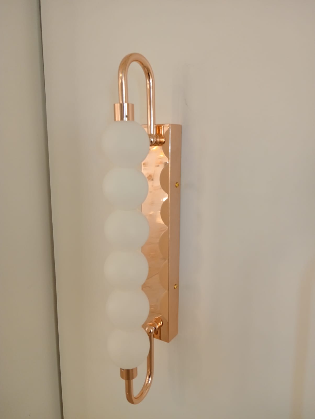 MODERN BEADED WALL SCONCE