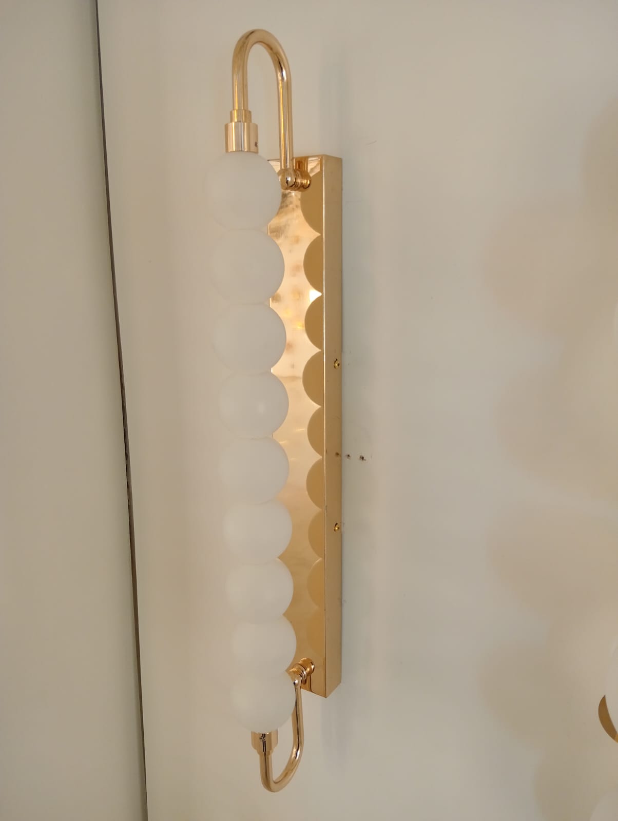 MODERN BEADED WALL SCONCE