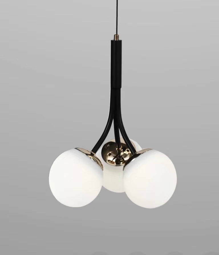black & white chandelier for living room