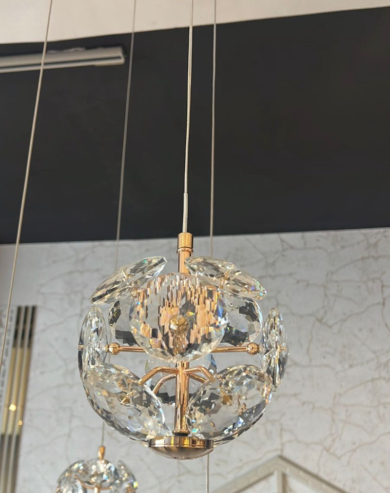 MODERN BEDSIDE K9 CRYSTAL LIGHT