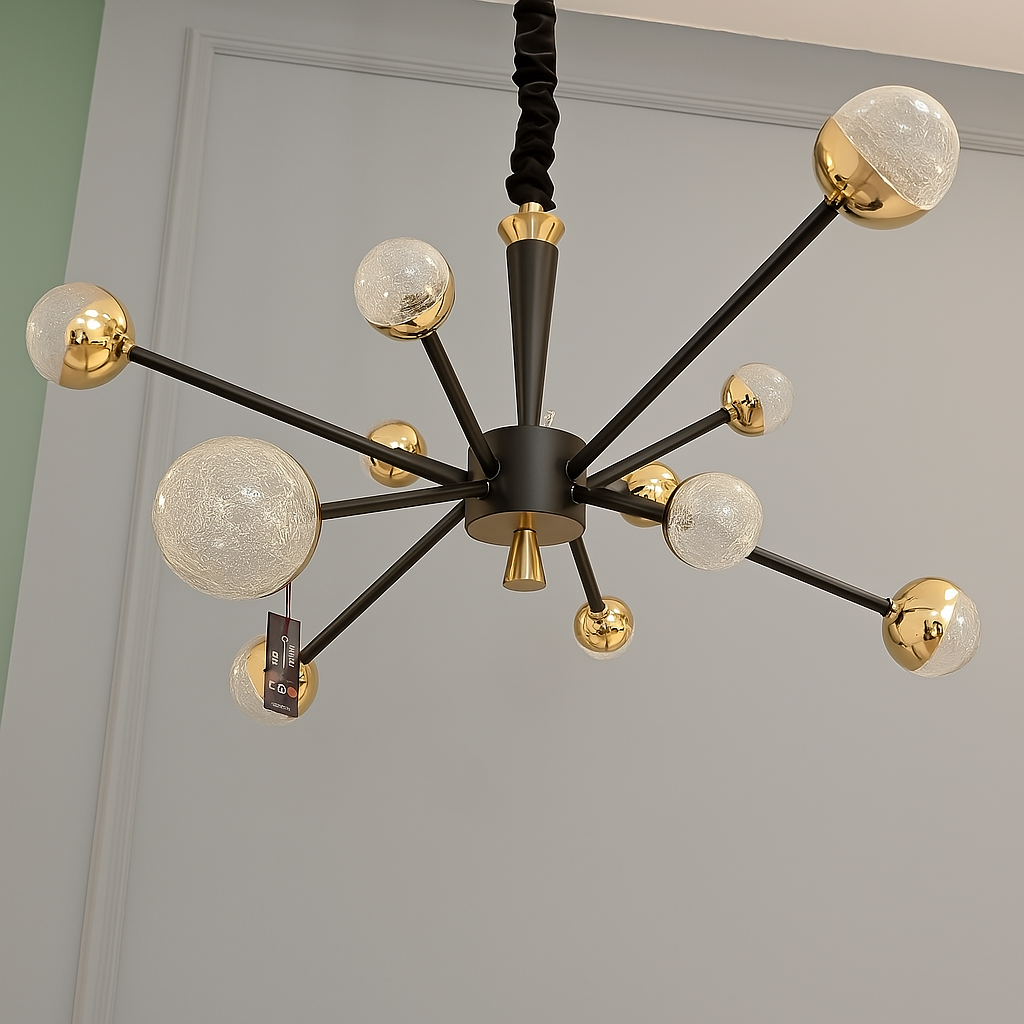 MODERN GLOBE CHANDELIER