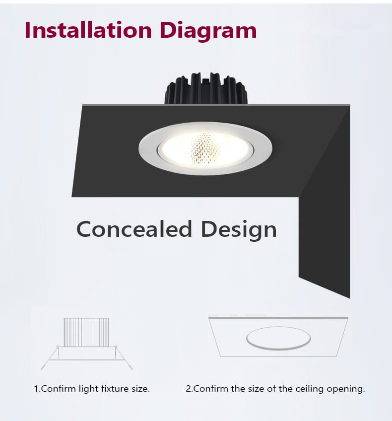 downlight installation for house
