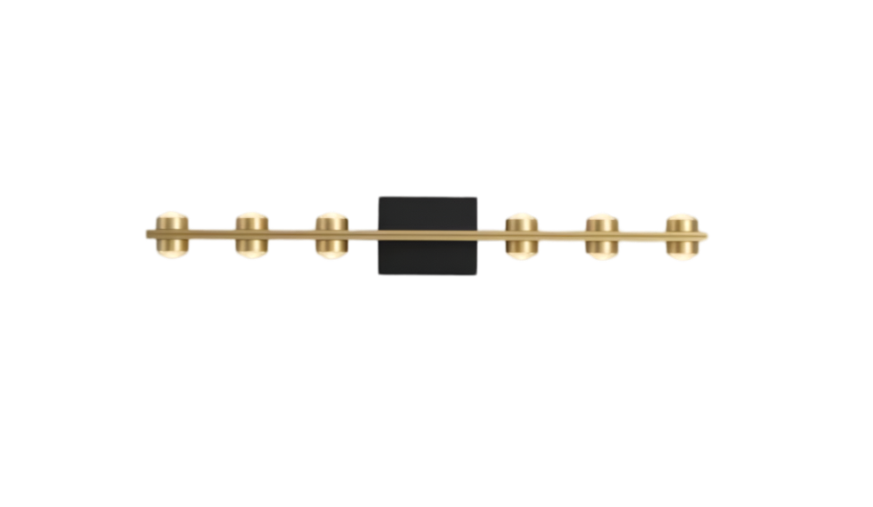 gold and black mirror light for bathroom in pakistan