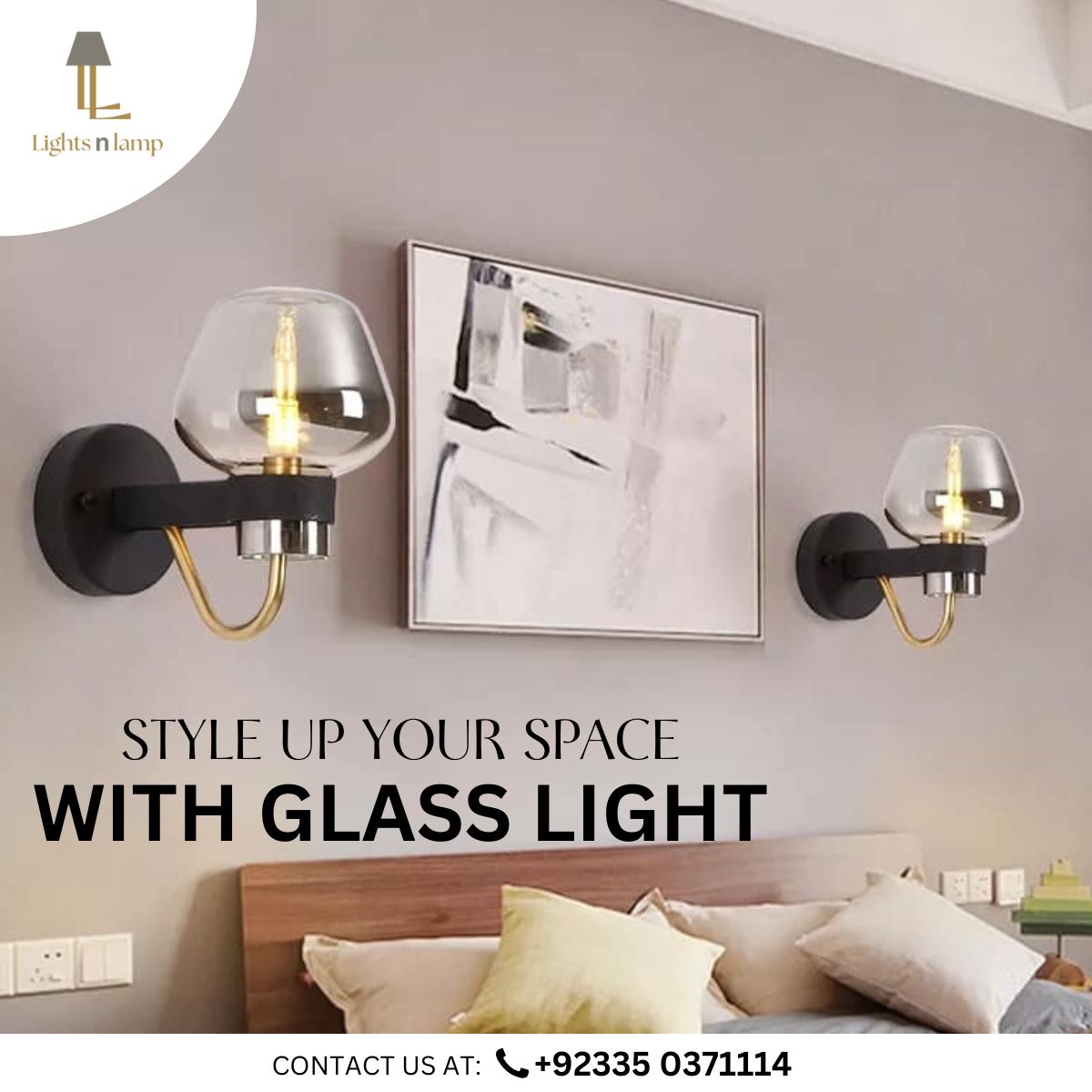 industrial style wall light