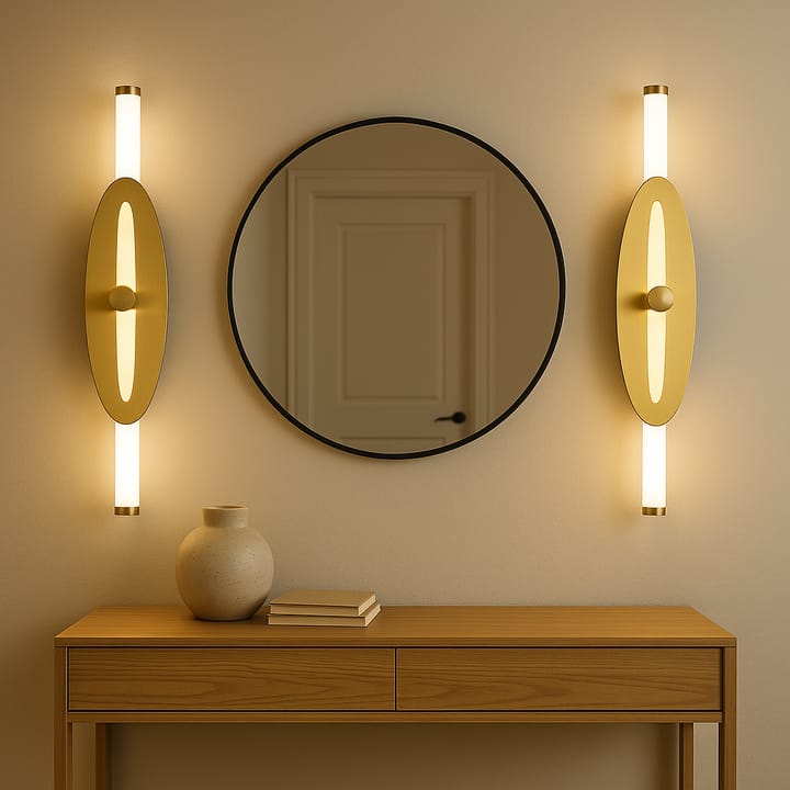 MODERN BRASS WALL LIGHT