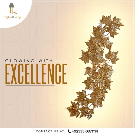 maple leaf wall light