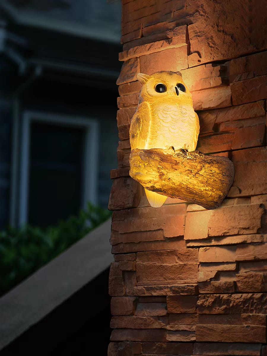 owl wall light