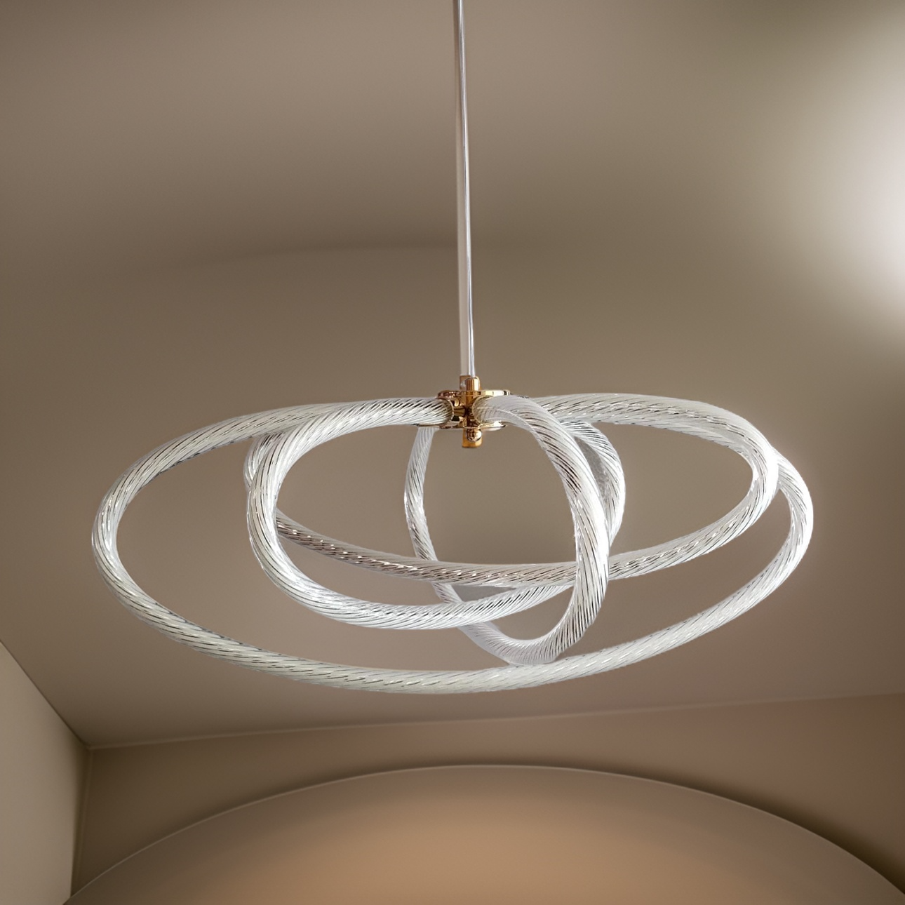 4 RING CLASSIC MINIMALIST CHANDELIER