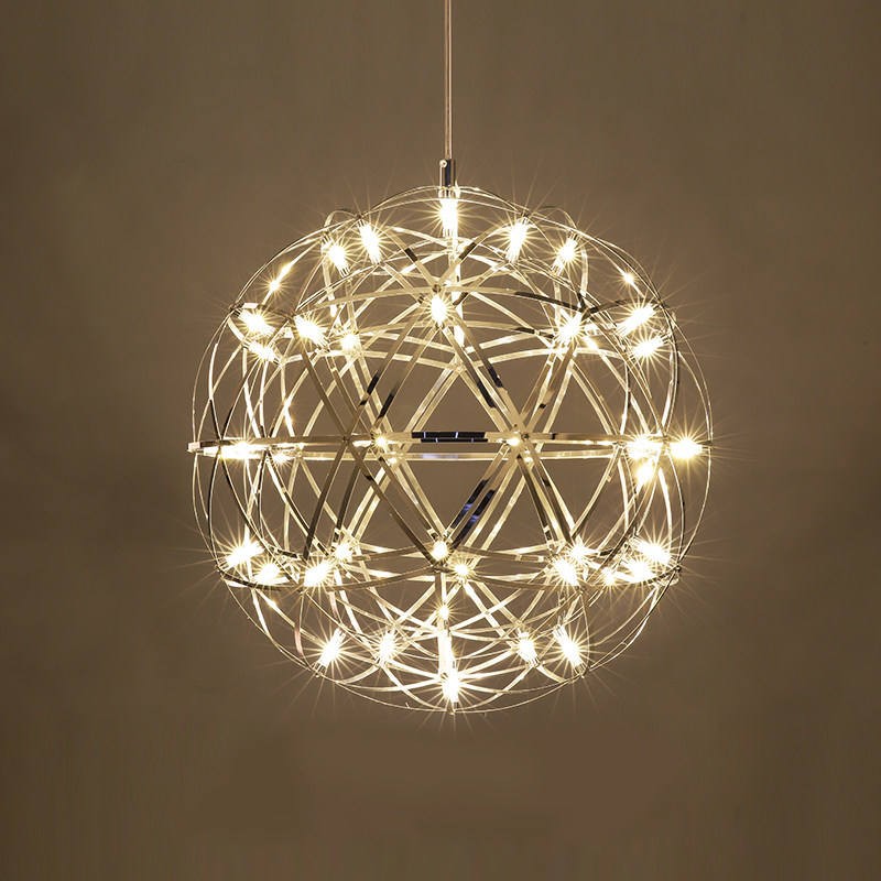 hanging light with chili lights