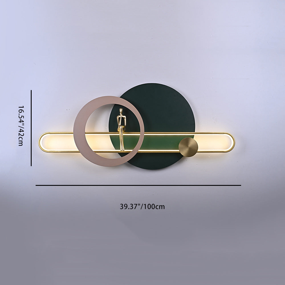 The Eclipse Minimalist Art Wall Light – Modern Luxury LED Fixture with Contemplative Sculpture