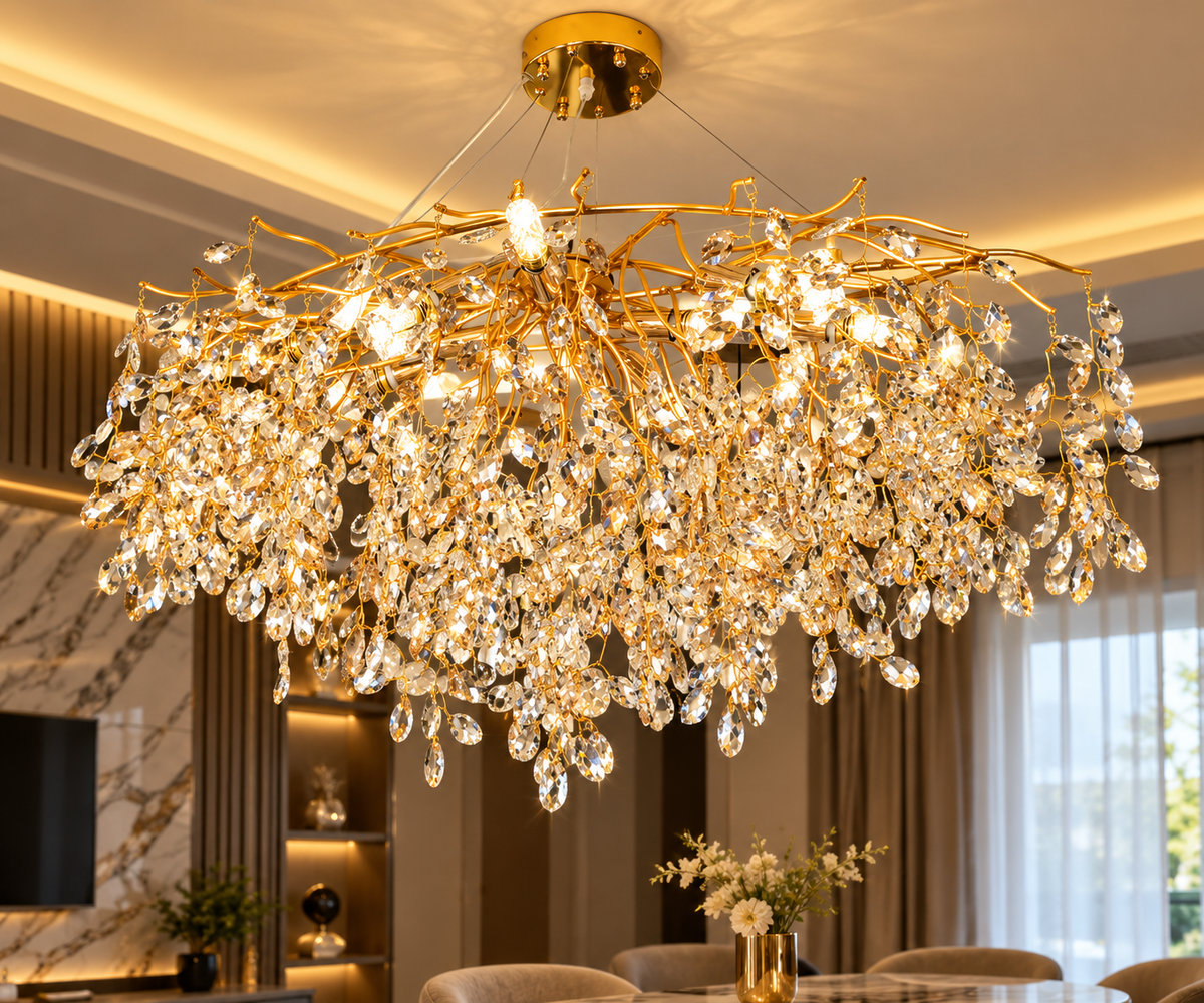 Elegance Restored: Premium Luxury Crystal Chandelier for Modern & Classic Interiors
