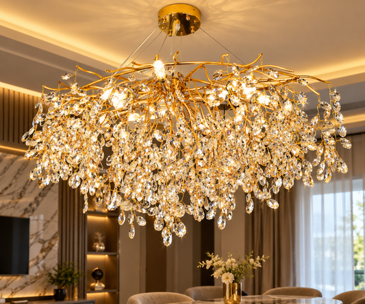 Elegance Restored: Premium Luxury Crystal Chandelier for Modern & Classic Interiors