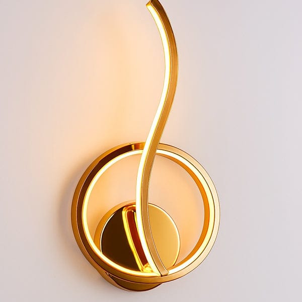 wall lights gold