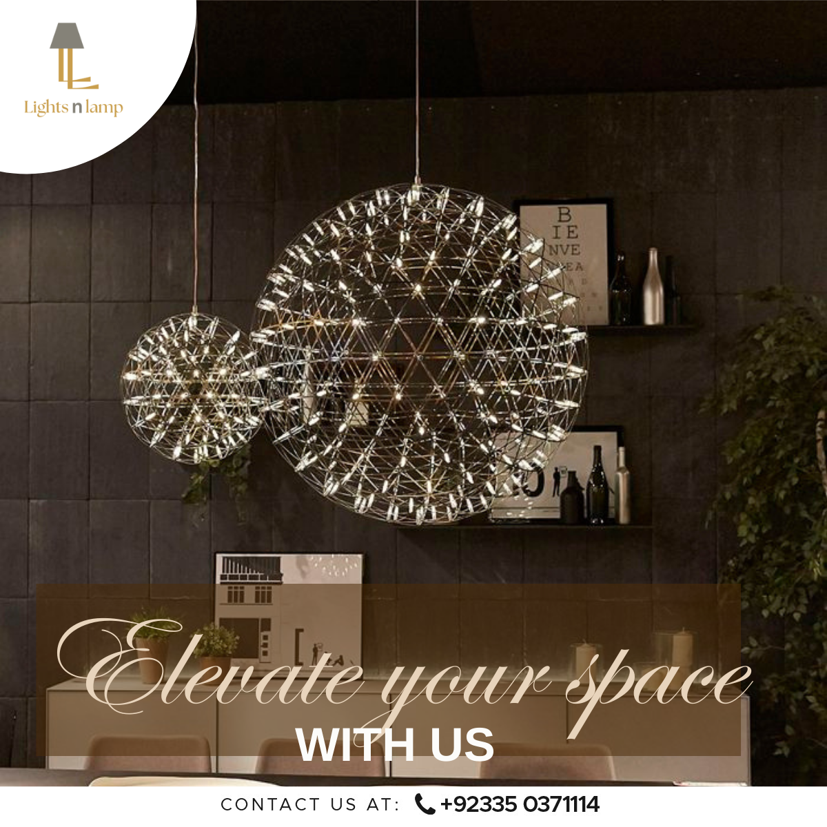Spark Ball Pendant Light in pakistan