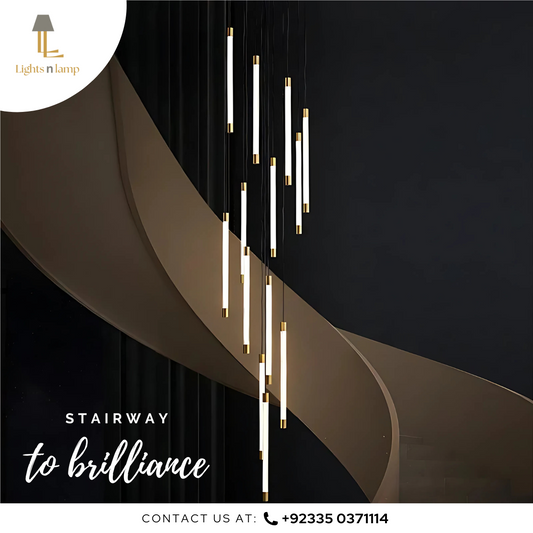 staircase chandelier in pakistan